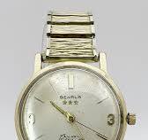 Vintage 60’s Benrus Gold Electroplated #3021 Series Automatic Calendar Band