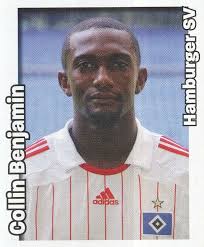 207 COLLIN BENJAMIN # NAMIBIA HAMBURGER.SV STICKER PANINI FUSSBALL 2009