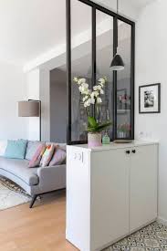 Une Verriere D Interieur Pour Separer La Cuisine Du Salon Realisation Signee Christiansen Design Deco Entree Maison Coin Salle A Manger Deco Chambre Zen