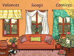 Our huge selection of valances, tier curtains, swags, panels, and drapes come in a variety of colors and patterns. Differences Between Valances Swags And Cornices