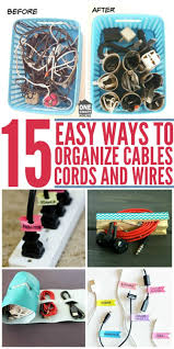 There are so many computer cable and adapters that it can be confusing to manage them all. 15 Diy Cord Organizers To Keep Your Wires And Cables Untangled