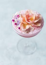 Flora And Juniper Hibiscus And Edible Flower Cocktail Recipe On Craftandcocktails Co Pretty Drinks Cocktail Recipes Hibiscus Tea