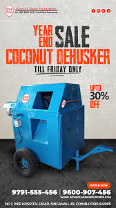 Revolutionizing Traditional Farming Practices: Introducing The Coconut  Dehusker - Kovai Classic Industries