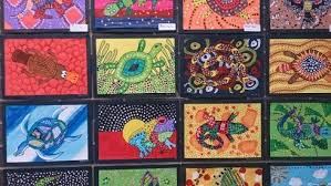 Animal Totems Inspired By Aboriginal Australian Art Texta And Paint Nbc Geelong Australian Art Middle School Art Animal Totems