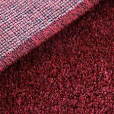 Versandkosten innerhalb deutschland versandkostenfrei farben. Hochwertiger Kurzflor Wohnzimmerteppich In Dunkel Rot My181
