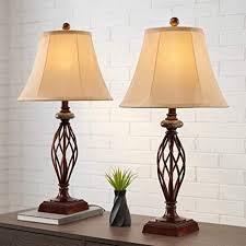 Find glass, ceramic and wood frames that are perfect for the bedroom. Table Lamp Set Of 2 For Bedroom Or Living Room 27 5 In High Royal Bronze Finish Large Bedside Reading Dining Kitchen Nightstand Traditional Table Lamps Bronze Table Lamp Amazon Com