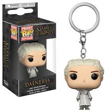 Game Of Thrones Pocket Pop Key Chain Daenerys White Coat Pop Game Of Thrones Game Of Throne Daenerys Funko Game Of Thrones