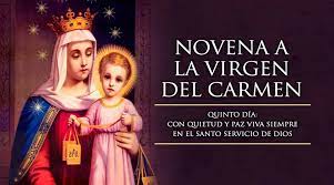 Es una festividad religiosa que trata de una fiesta popular, que se celebra en muchos lugares. Quinto Dia De La Novena A La Virgen Del Carmen Aci Prensa
