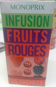 Infusion Fruits Rouges Monoprix 25 Sachets 37 5 G