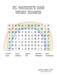 See more ideas about coloring pages to print, coloring pages, word search puzzles. 14 Free St Patrick S Day Printable Coloring Pages Puzzles Other Fun For Kids Print Color Fun