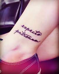 Harry Potter Tattoo Small Simple Expecto Patronum Harry Potter Tattoo Small Harry Potter Tattoos Expecto Patronum Tattoo