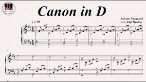 Download and print out music scores in pdf format. Canon In D Johann Pachelbel Piano Youtube