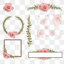 Pintado A Mano Png Imagenes Transparentes Vectores Y Archivos Psd Descarga Gratuita En Pngtree Floral Border Design Flower Border Floral Border