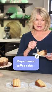 Lemon fans, this one's for you: Martha's Meyer lemon coffee cake is a  citrusy riff