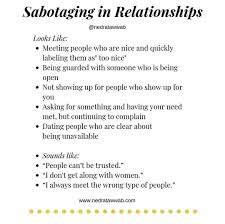 Nedra Glover Tawwab Therapist On Instagram Don T Blow It Sabotaging Relationships Is An Unc In 2020 Self Awareness Quotes Emotional Awareness Awareness Quotes