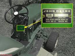 Tractordata Com John Deere 110 Tractor Information