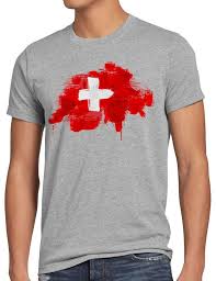 Shop unique schweiz flagge face masks designed and sold by independent artists. Style3 Print Shirt Herren T Shirt Flagge Schweiz Fussball Sport Suisse Wm Em Fahne Online Kaufen Otto