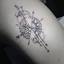 Today Let S Talk About The Ins And Outs Of Geometric Tattoos As We Check Out A Whole Gallery Of Geometric Tattoo Geometric Compass Tattoo Kaleidoscope Tattoo