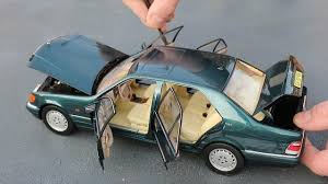 1 18 Mercedes Benz W140 S600 V12 Green Metallic Norev Unboxing Mercedes Benz Benz Mercedes