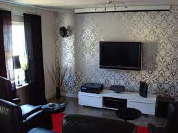 Living Room Tv Setups Wallpaper Living Room Living Room Interior Luxury Living Room Decor