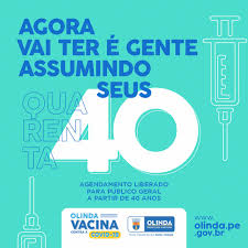 Ao final do agendamento, verifique na parte superior da ficha de registro a documentação necessária para apresentar no dia da vacinação. Prefeitura De Olinda On Twitter Quero Ver Agora Quem Vai Deixar Passar A Vacinacao So Pra Esconder A Idade O Agendamento Ta Liberado Gente Se Voce Ta No Time Do Quarentou E