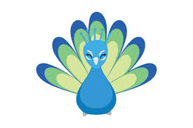 The result will be animated by css and ready to export, and used inline or in a <object> tag. Peacock Cute Kawaii Style Svg Cut File By Creative Fabrica Crafts Creative Fabrica