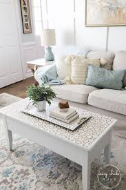 Choose an accessory that is the perfect size for you and your furniture. Gold Stencil Coffee Table Artsy Chicks Rule