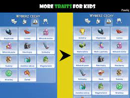 These mods are used to change the personality of the sim. More Traits For Kids Ts4 Mod Sims 4 Game Mods Sims 4 Game Sims 4 Gameplay