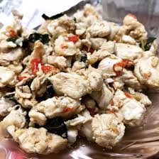 Thai basil shrimp is a sumptuous dish that shouldn't be missed by any ardent thai lover, and a perfect introduction to authentic thai street food. Thai Basil Chicken Bila Dapur Busu Berasap