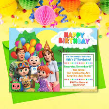We would like to show you a description here but the site won't allow us. Cocomelon Jj Yoyo Tom Tom Birthday Invitation Download Etsy In 2021 Birthday Invitations Party Invitations Printable 1st Birthday Party Themes