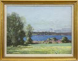 He primarily depicted scenes of argyll and ayrshire. Lowland Tranquillity George Houston Mctear S Auctioneers