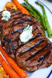 Plus, beef chuck eye steak is usually smaller than ribeye, so one per person is the perfect size. Lemon Garlic Butter Grilled Ribeye A Cedar Spoon
