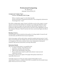 Position papers also serve as invaluable tools for delegates, forcing students to articulate their positions in a concise statement that can be used as a reference throughout the conference. Http Www Cs Bham Ac Uk Mgl Profcomp Assignments Positionpaper Pdf