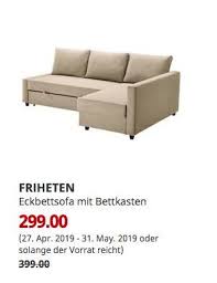 Ikea Sindelfingen Friheten Eckbettsofa Mit Bettkasten Skiftebo Beige Bettkasten Ikea Kuche Und Haushalt