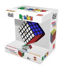A solved rubik's cube isolated on white background. Cube Rubik S 5 X 5 Original Special Edition 30 Anniversary Rubik Cube 5 X 5 Maskecubos