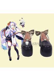 Vocaloid 2018 Snow Miku Hatsune Kimono Yuki Witch Kagura Cosplay Shoes Lolitashoes Cosplay Costumes Miku Cosplay Cosplay