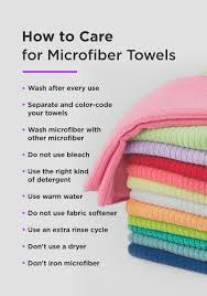 how to wash microfiber towels