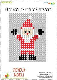 Perle hama modele a imprimer. Perle A Repasser Noel 4 Modeles De Perles A Repasser Pour Feter Noel