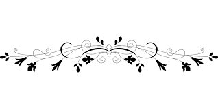 Image result for black and white images of flowers in a line