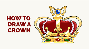 How To Draw A Crown In A Few Easy Steps: Drawing Tutorial For Beginners -  Youtube