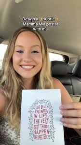 Subtle Mamma Mia Poster