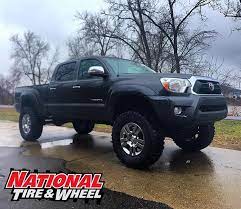 This item 4 toyota tacoma wheel spacers adapters 1.5 inch thick fits all toyota tacoma models. Ntw Install 2013 Toyota Tacoma With A 6in Rough Country Suspension System 1 5in Wheel Spacers And 35x1 Rough Country Suspension Toyota Tacoma Off Road Tires