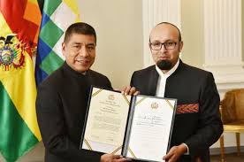 Sergio Arispe asume como embajador de Bolivia en la India