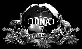 A Life Lived In Fear Is A Life Half Lived Iona Logotype Design Life