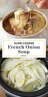 Slow Cooker French Onion Soup Recipe Soup Recipes Slow Cooker Delicious French Onion Soup Onion Soup Recipes