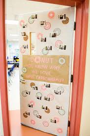 A doughnut or donut is a type of fried dough confectionery or dessert food. Craftaholics Anonymous Teacher Appreciation Door Idea