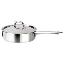 Oumbarlig Saute Pan With Lid Ikea Rustfrit Stal Opvaskemaskine Plader