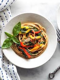 Spaghetti Aglio Olio With Vegetables Vegan The India Edition Recipe Aglio Olio Vegetable Taco Recipe Spaghetti Aglio Olio Recipe