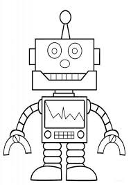 The colors are chosen to satisfy the most sophisticated child. Free Easy To Print Robot Coloring Pages Tulamama