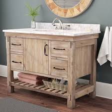 single bathroom vanity set with mirror